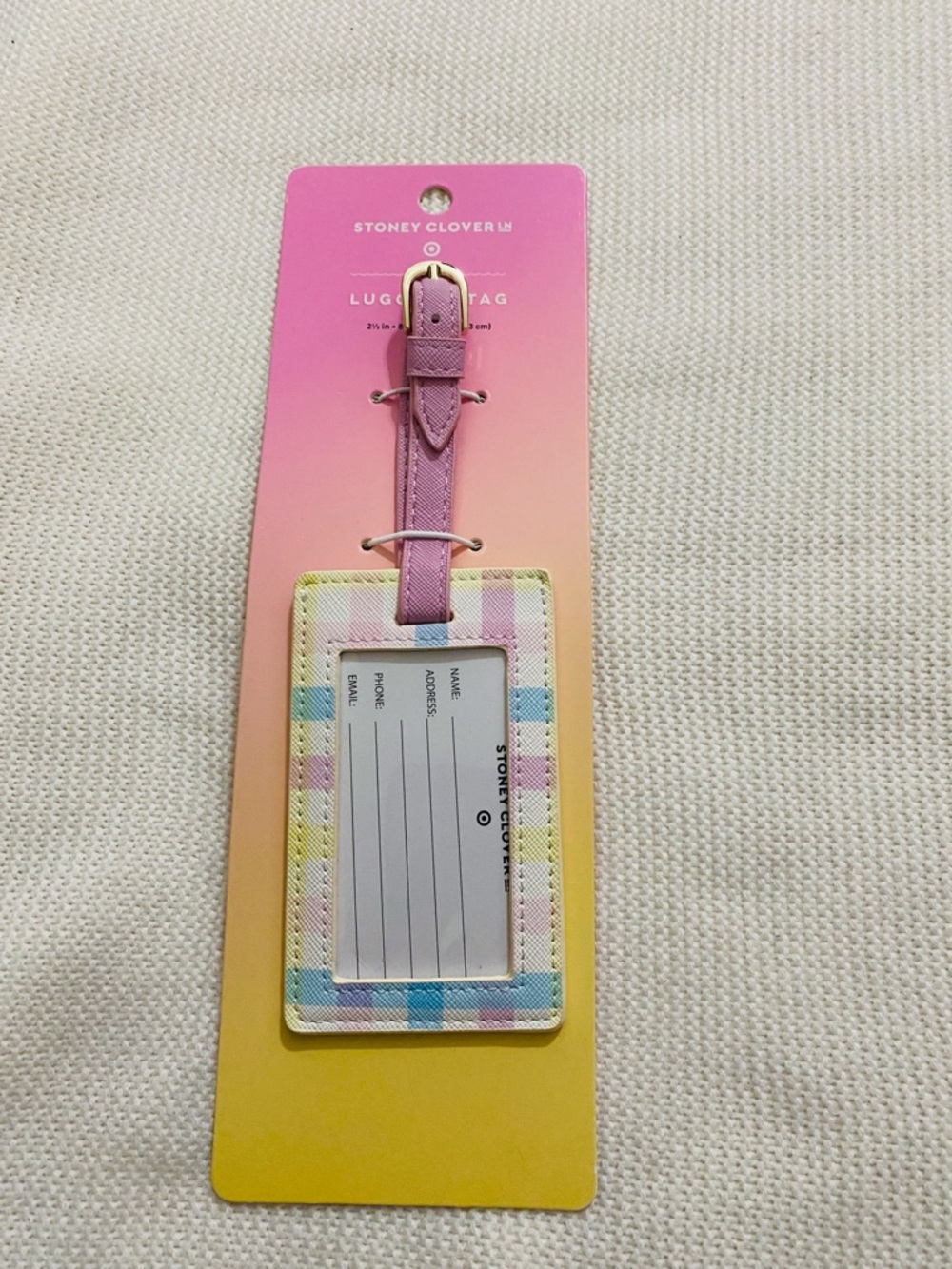 Stoney clover x Target luggage tag